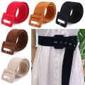 Fashion Women Velvet Belts Jeans Retro Wild Waistbands Strap Square Pin Buckles Belts.