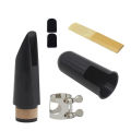 Bb Clarinet Bakelite Mouthpiece Professional Traditional Clarinet Accessories with Reed Mouthpiece Patches Pads. 