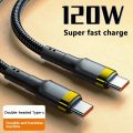 120w Fast Charger PD Quick Charging High Quality Usb C To Usb Type C Cable For Iphone 15 Plus Pro Max For   S24. 