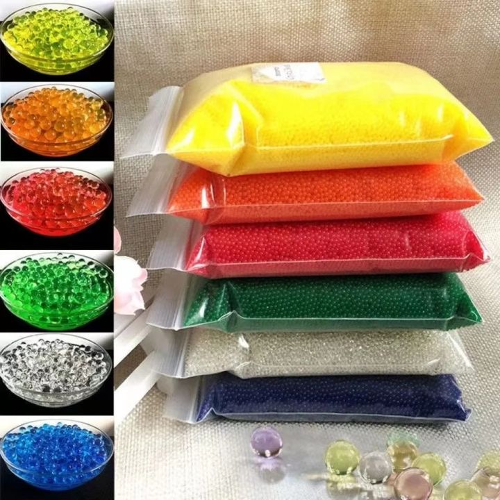 50000Pcs Hydrogel Pearl Shaped Crystal Soil Water Beads Bio 78MM Gel