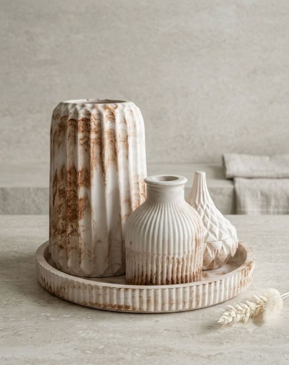 Elegant%20Marble%20&%20White%20Ribbed%20Home%20Decor%20Set%20-%20Vase,%20Diffuser,%20Trinket%20&%20Tray%20(4%20Items)%0AHome%20Decoration%20Items%20-%20Image%206