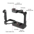 PULUZ Video Camera Cage For Sony ILME-FX30 / FX3 for Sony Camera Metal Cage Stabilizer Rig with NOTA Slider. 
