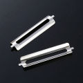 Stainless steel paring blade double-sided serrated planing blade.