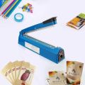 FREE STRIP 8 inch Impulse Sealer 450 Watt Heat Sealing Machine Vacuum Bag Sealer Poly Tubing Plastic Bag Packing Tools Heat Sealer Shrink Plastic. 