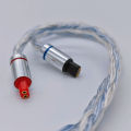 for 24-core Audio-Technica IM Series Headphone Upgrade Cable with Mic OCC Silver-Plated Type-C Balanced Cable for IM02 IM03 IM04. 