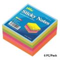 Pack of 100 Creative Sticky Notes Collection - Fun, Functional and Colorful Pads. 