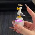 Seagull Mine Keychain Clicker Button with Sound LED Light Portable Fidget Toy for Stress Anxiety Relief Daily Use. 