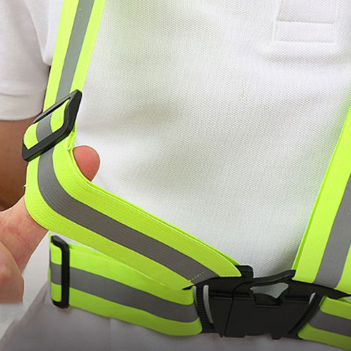 1%20Pc%20Highlight%20Reflective%20Straps%20Night%20Running%20Riding%20Clothing%20Vest%20Adjustable%20Safety%20Vest%20Elastic%20Band%20For%20Adults%20And%20Children%20-%20Image%202