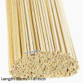 100Pc 30CM*2MM Thin Bamboo Stick DIY for Model Wood Handmade Hobby Wooden Pieces. 