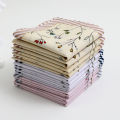 3-Pack of Elegant Handkerchiefs for Women, Pure Cotton Sweat-Wiping Handkerchiefs, Holiday s, Wedding Supplies, Placemats. 
