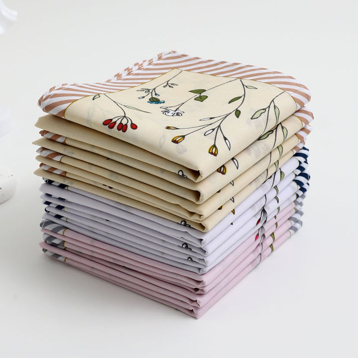 3-Pack of Elegant Handkerchiefs for Women, Pure Cotton Sweat-Wiping Handkerchiefs, Holiday s, Wedding Supplies, Placemats