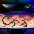 Anime Dragon Gaming Mouse Mat - Extended Desk Pad for Laptop & Keyboard | Gamer  - Non-Slip Desk Mat for Gaming. 