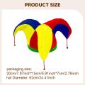 Clown Hat Multicolor Funny Women Men Mardi Gras Party Hat for Halloween Masquerade Fancy Dress Party Clown Costume Cosplay. 