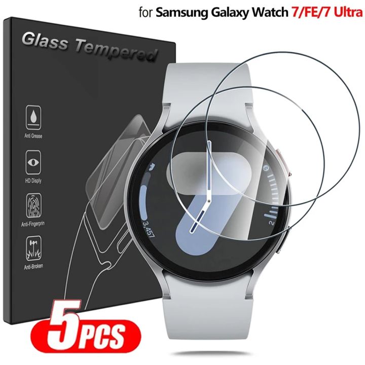 Tempered Glass For   Watch 7 40mm 44mm/FE 40mm HD Screen Protector For  Watch 6 5 Ultra 47 Accessories Protec