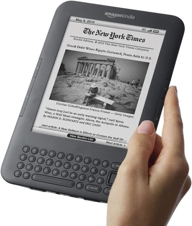 Amazon kindle keyboard 3rd generation paperwhite ereader