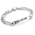 Customized name bracelets: Design your own artificial Black,Silver and Gold. 