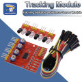 Four-Way Infrared Tracing 4 Channel IR Tracking Module Transmission Line Obstacle Avoidance For Arduino Smart Car Robot DIY Kit. 