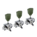 FLEOR 6pcs Deluxe Vintage Electric Guitar Machine Heads Tuners 3L3R Guitar Tuning Pegs. 