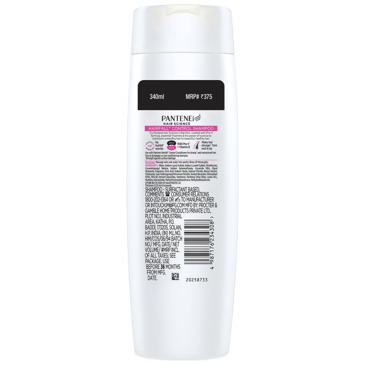 Pantene%20Hair%20Science%20Hairfall%20Control%20Shampoo%20340%20ML%20Pro%20Vitamins%20Vitamin%20B%20Reduced%20Hairfall%20All%20Types%20Men%20Women%20Strengthening%20-%20Image%202
