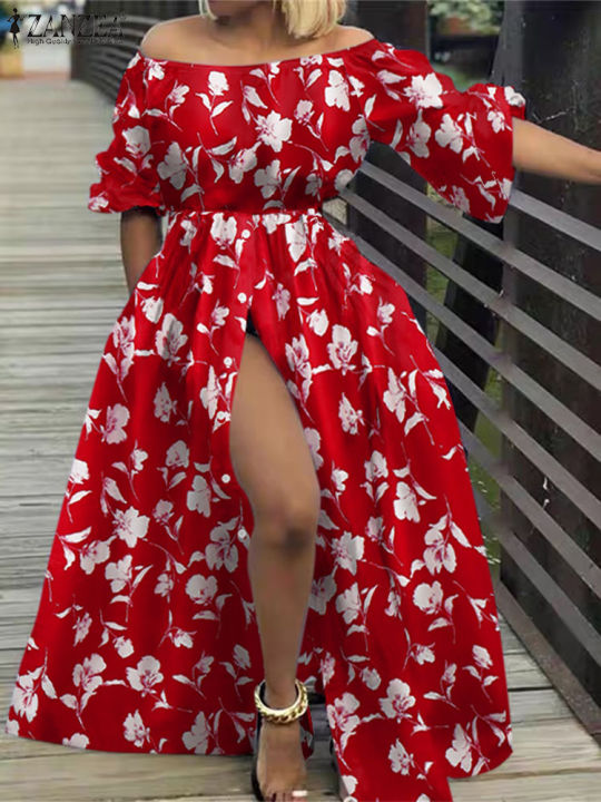 Plus%20Size%205XL%20ZANZEA%20Summer%20Women%20Off%20Shoulder%20Sundress%202025%20Bohemian%20Floral%20Printed%20Maxi%20Dresses%20Casual%20Holiday%20Long%20Vestidos%20-%20Image%203
