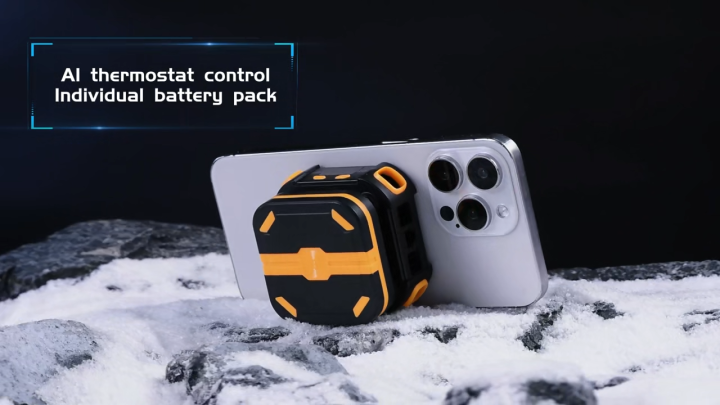 P70 Refrigeration Mobile Cooling Fan Cooler Radiator Semiconductor Frozen 2000 Mah Wireless Battery Magnetic Back Clip