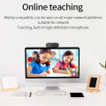 Webcam Computer Camera 1080P HD USB With Microphone Support  Desktop Computer Laptop Suitable For Live Video Call Conference. 