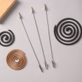Stainless Steel Tray Base With Mosquito Coil Slot, Ash Holder Multi-Utility. 