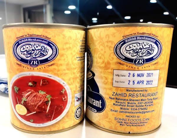 zahid Nihari tin pack 950gm