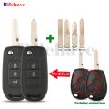 Jingyuqin Modified Remote Car Key Shell For Renault Megan Modus Clio Modus Kangoo Logan Sandero Duster Opel Almera 2/3 Buttons. 
