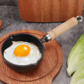 12CM Cast Iron Mini Egg Frying Pan With Pour Spout Nonstick Milk Pan Butter Melting Pot Gas Stove Induction Cooker Universal. 