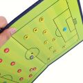 Foldable Football Tactics Board Soccer Coaching Board Magnetic Soccer Clipboard Portable Football Coaches Blackboard. 