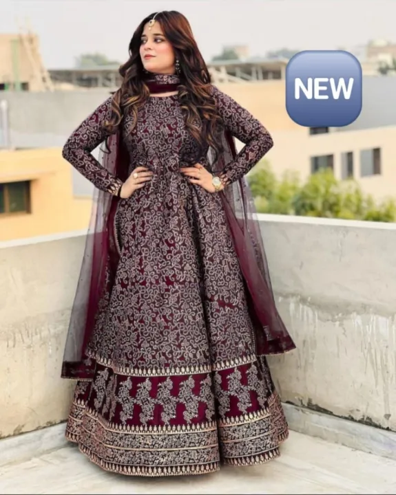 ladies%20fancy%20all%20over%20block%20print%20maxi%202piece%20-%20Image%204