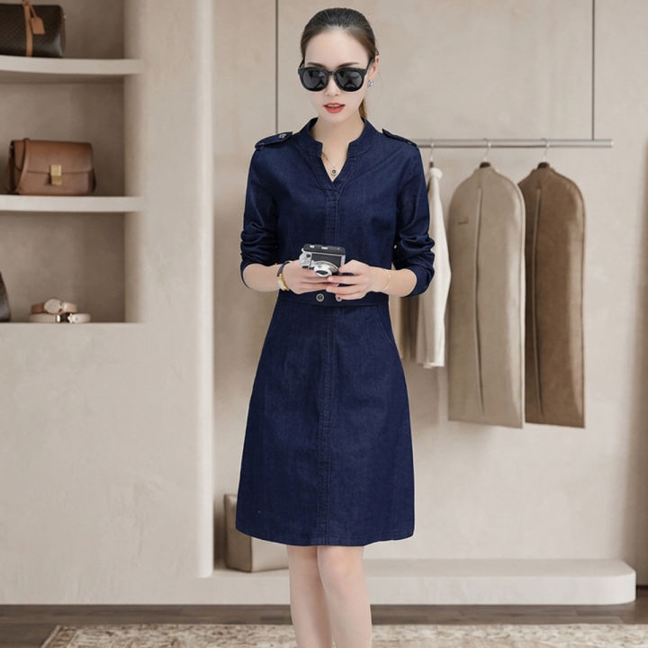 New Denim Kurti For Women Simple Everyday Ethnic Wear Comfortable Denim Fabric For Daily Wear Simple Versatile Design For Everyday Styling