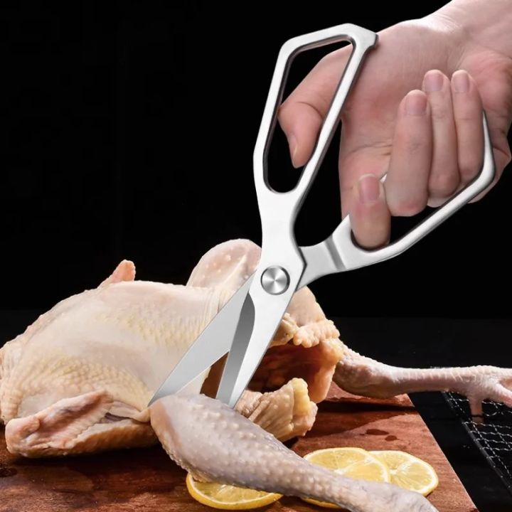PLYS%20Stainless%20Steel%20Kitchen%20Scissors%20Professional%20Chicken%20Bone%20Meat%20Scissors%20Vegetable%20Scissors%20Multifunctional%20Food%20Scissors%20-%20Image%203