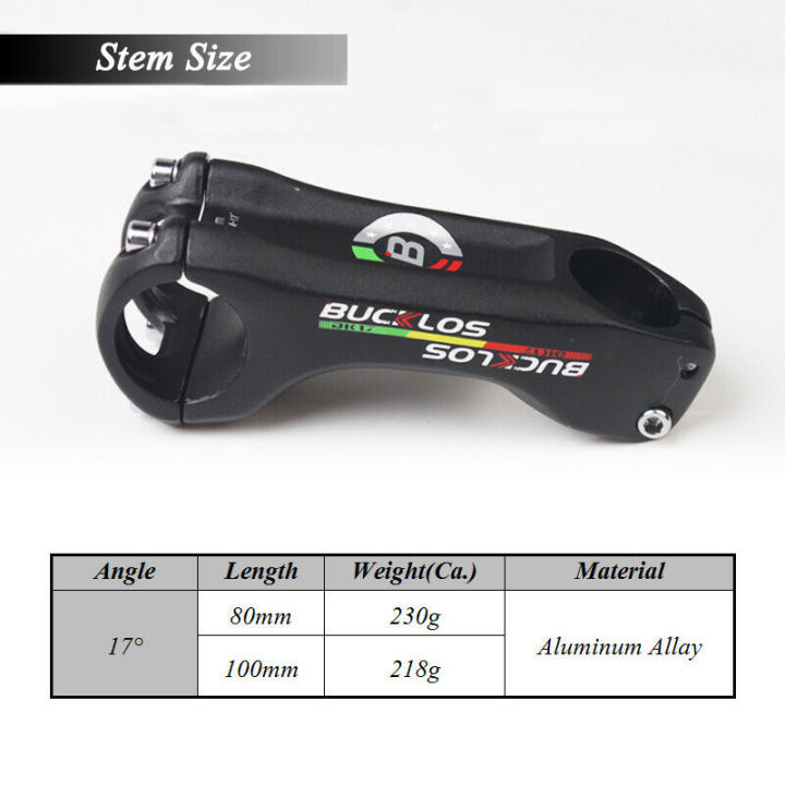 BUCKLOS%20Bicycle%20Stem%2017%20Degree%20Negative%20Bicycle%20Handlebar%20Table%20Stems%20Aluminum%20Alloy%2080MM%20100MM%20Handle%20Bar%20Power%20Bicycle%20Stem%20-%20Image%204