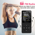 MP3 Player USB Charging Record Digital Display Screen Media Lossless Portable Pocket Sports Running Walking Music Play.