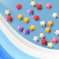 540PCS Gradient Color Star Origami Paper Art Craft Paper DIY Handmade Star Paper Strip Double Side ucky Stars Folding Paper. 