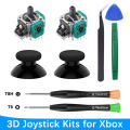 9 in 1 Joystick Replacement Kits for Xbox Series X/S Xbox One Controller with T6/T8 Screwdriver 3D Analog Thumbstick Repair Kit.
