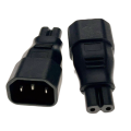 1PCS10A/16A copper IEC320 C5 C6 C7 C8 C9 C13 C14 C15 C19 C20 C21 electrical AC plug PDU chassis server plug socket converter.