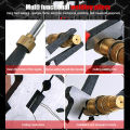 MIG Welding Auxiliary Tool Removing Wire Cutting 8 Inch Multi-function Welding Pliers Flat Mouth Pincers Refined High Hardness. 