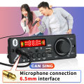 DC 5V Bluetooth 5.0 DIY MP3 WMA Decoder Board 6.5mm Microphone Car Audio USB TF FM Radio MP3 Music Player with Remote Control.