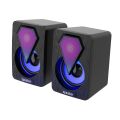 RGB desktop laptop, mobile phone, USB mini audio, office home subwoofer, video speaker. 