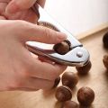 Top Choice Nutcracker Walnut Cracker Heavy Duty Shell Cracker Seafood Pecan Walnut Opener Tool with Non-Slip Handle, Silver, Standard. 