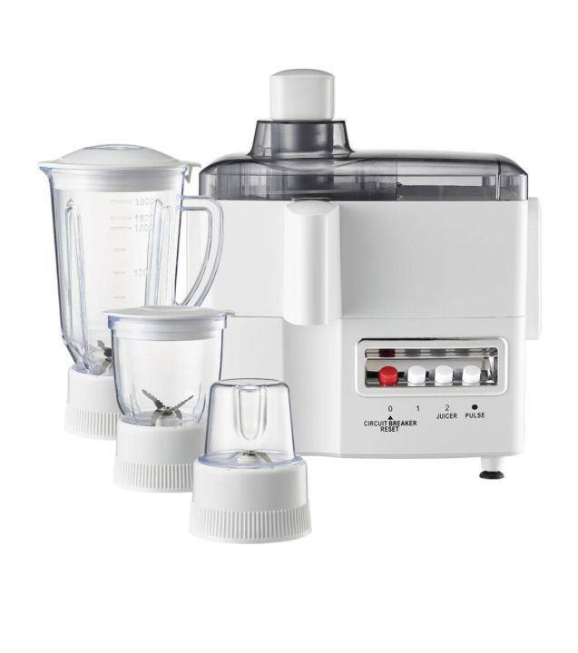 Juicer Machine 4in1, Heavy Duty Moter 900W (Juicer, Blender, Dry mill, Chopper)