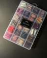 576 pcs nails with box reusable nails, 24 different colours, beautiful fake nails. 