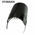 Motorbike 7.5" Headlight Windshield Fairing Compact Sport Wind Deflector Instrument Visor For Royal Enfield Classic 500CC Models.