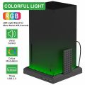RGB Light Stand Station for Xbox Series X/S Console With 3 Ports USB Hub Colorful LED Base For Xbox Series X/S Game Accessories.
