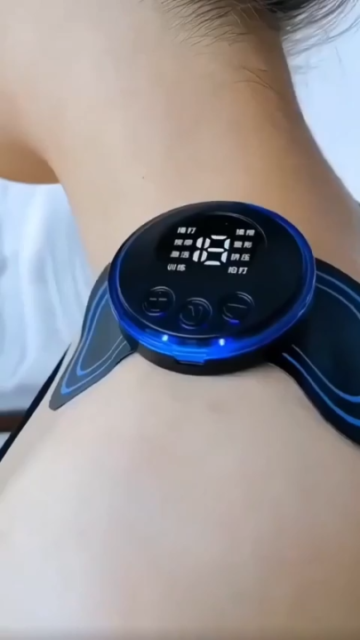 Electric EMS Neck and Shoulder Massager, Body Pain Relief Massager