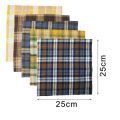 Teramila 25x25cm5-6PC/Lot Polyester-Cotton Plaid Patchwork Printed Cloth Sewing Quilting Fabric Needlework DIY Handmade Material.