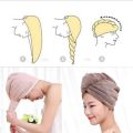 Microfiber Quick Dry Bath Hair Drying Towel | Head Wrap Hat Super Absorbent Shower Cap | Hair Dryer Cap Towel | Magic Instant Hair Dryer Cap Towel Hair Wrap Towel Best For Women (Homeducts). 